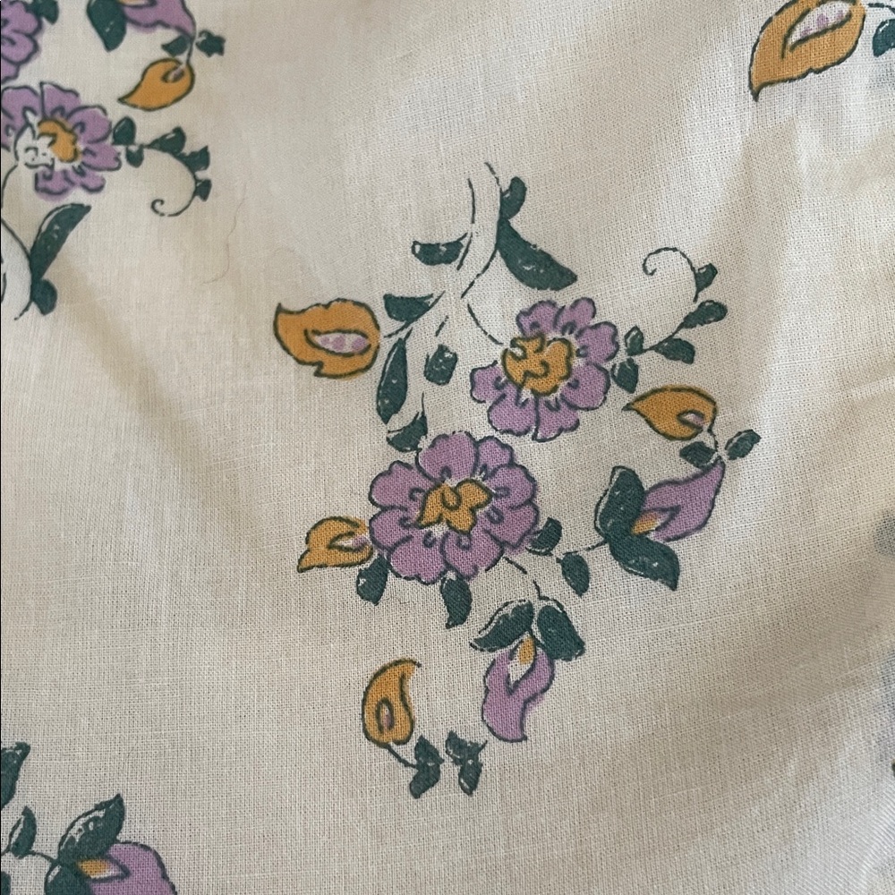 Patrons of Peace Cream Floral Midi Dress - Picture 13 of 13